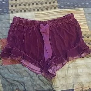 Victoria Secret velvet shorts